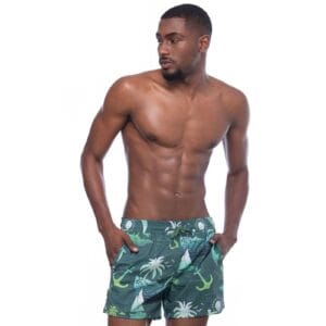 Bénieller swim shorts. Men swim trunks. 100% recycled polyester. Atlanta